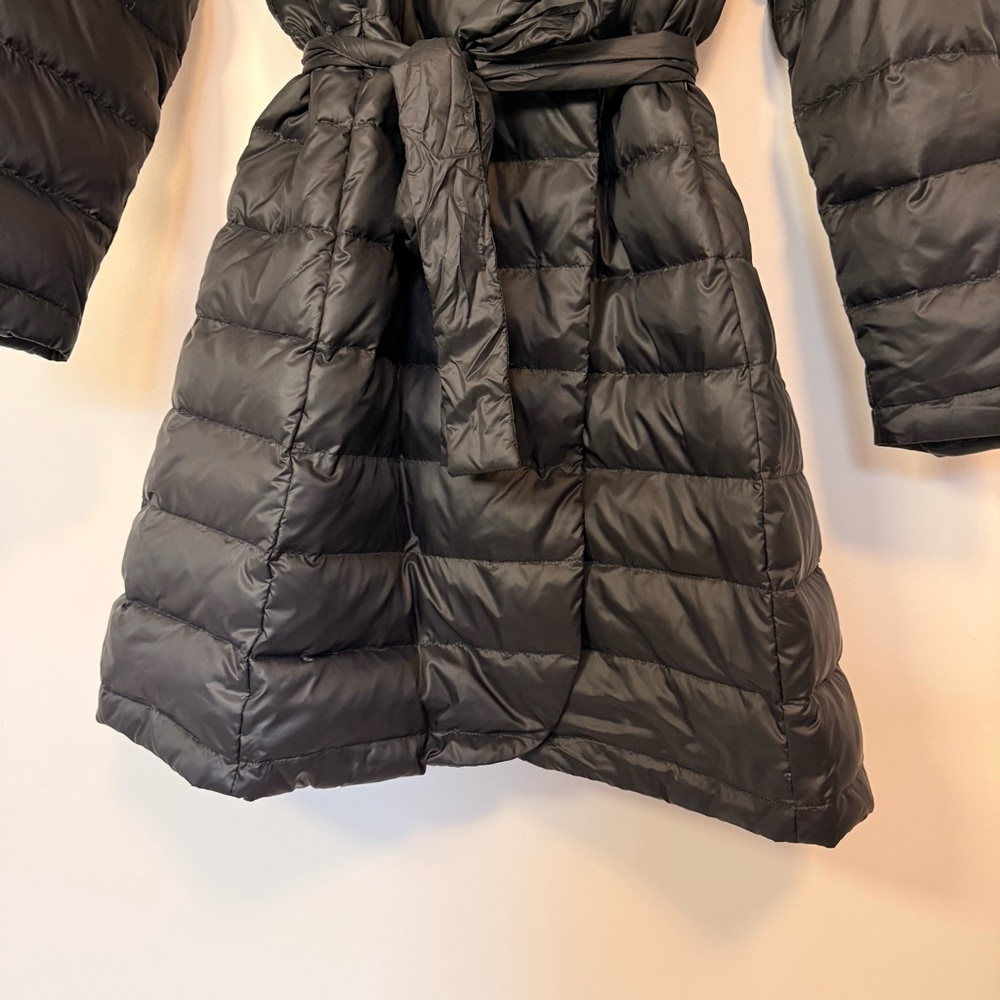 LAUREN Ralph Lauren Black Winter Down Puffer Coat with Hood Size L - Picture 6 of 8
